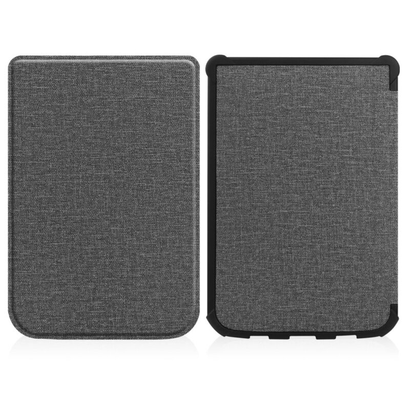 Husa PocketBook Touch Lux 4 PB627 Tech-Protect Smartcase, gri