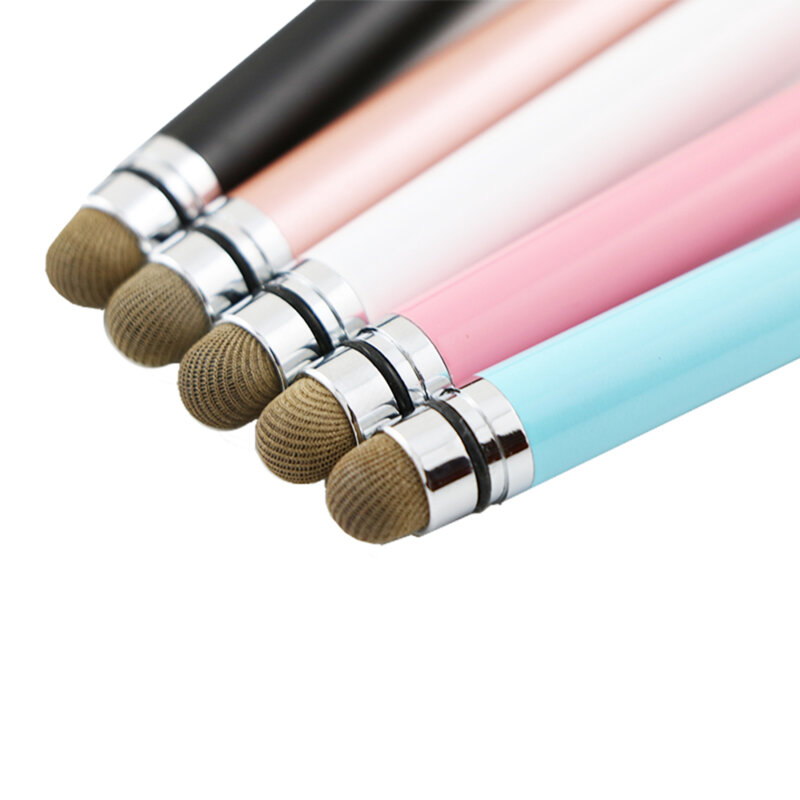 Stylus Pen Techsuit, Universal, Android, iOS, Aluminiu, Alb, JC03