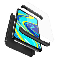 [Pachet 360°] Husa + Folie Xiaomi Redmi Note 9S GKK Original - Negru