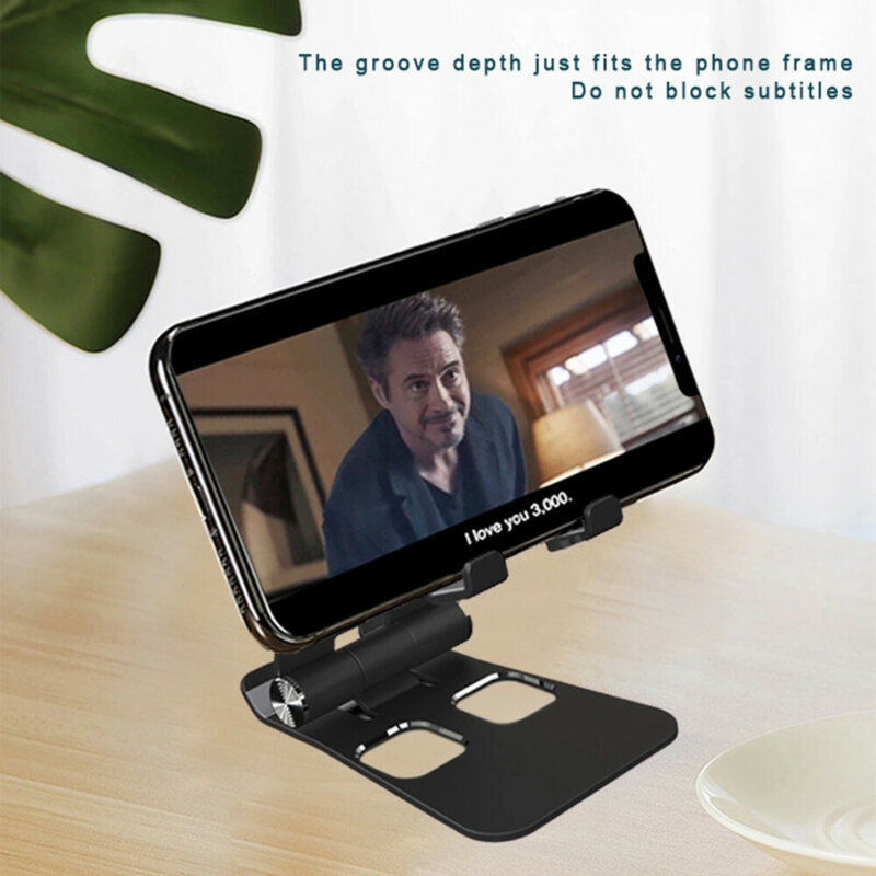 Suport birou telefon, tableta, smartwatch Techsuit, negru, RX-2010