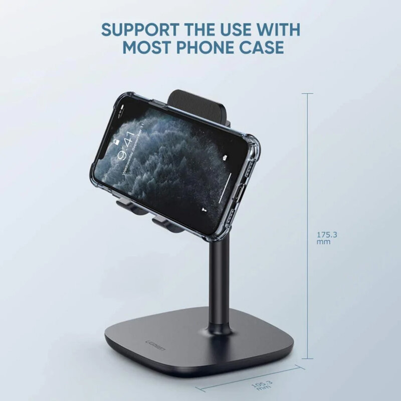 Suport de birou pentru telefon, tableta Ugreen, negru, 60324