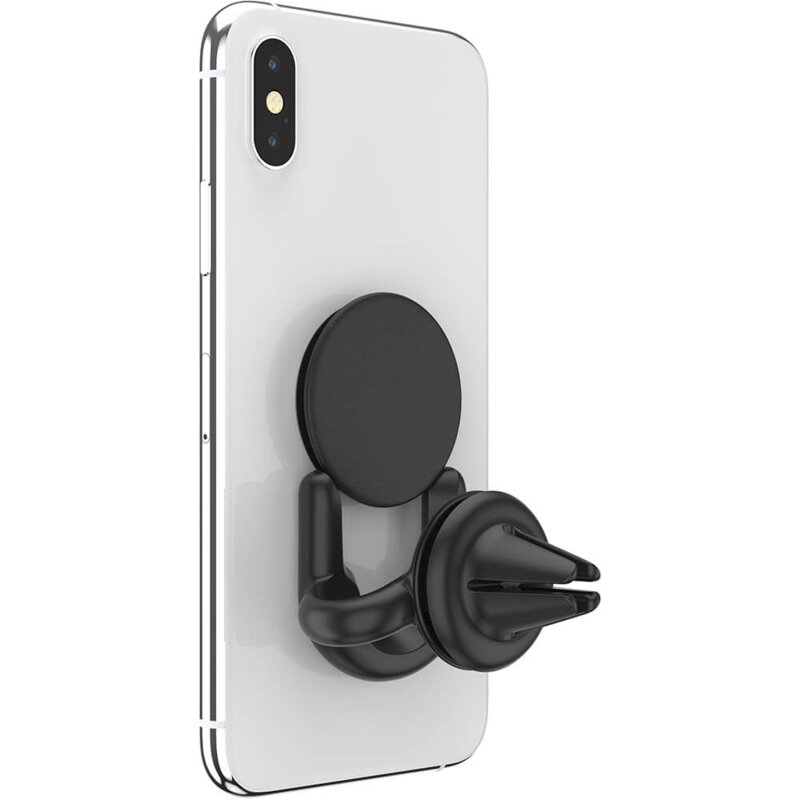Popsockets Original, suport cu functii multiple, PopMount G2 Car Vent Black