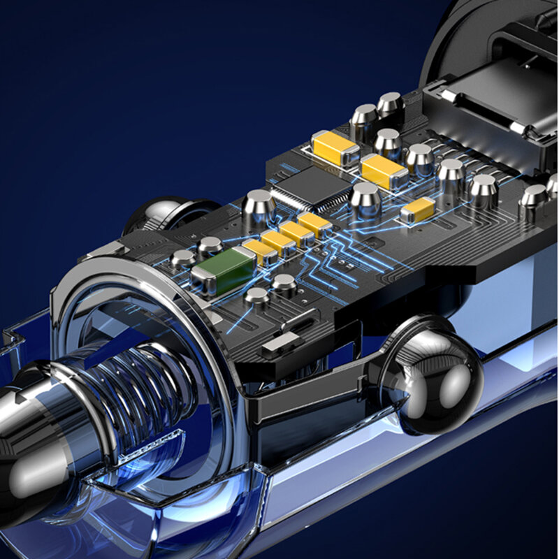 Incarcator auto Usams C32 30W, negru, US-CC164 C32