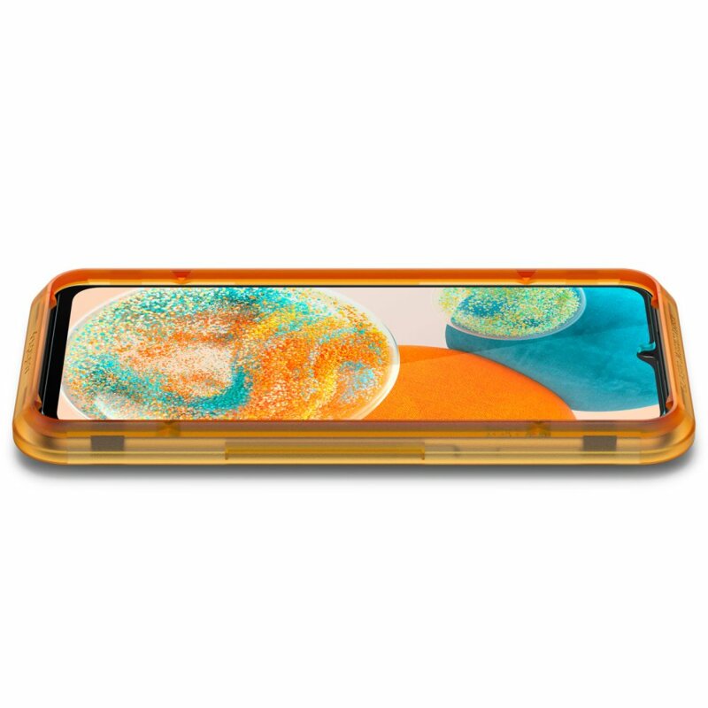 [Pachet 2x] Folie sticla Samsung Galaxy A23 Spigen Glas.tR Align Master, clear