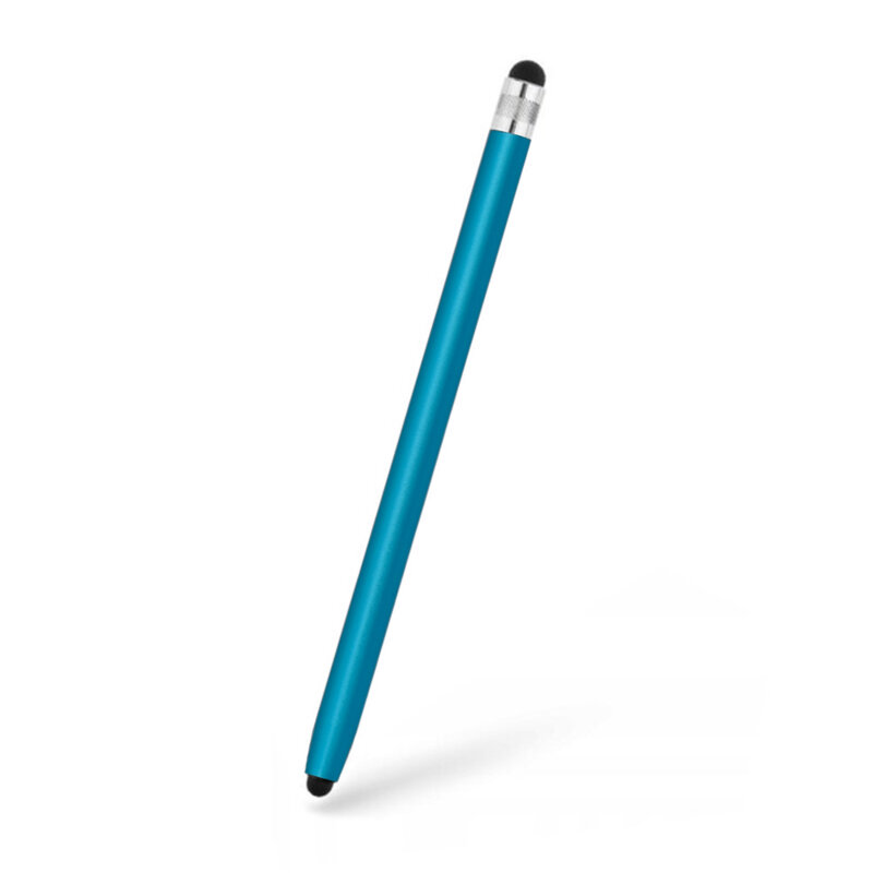 Stylus pen Techsuit, 2in1 universal, Android, iOS, aluminiu, bleu, JC01