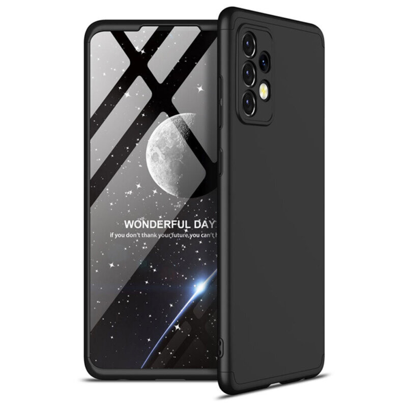 [Pachet 360°] Husa + folie Samsung Galaxy A23 5G GKK Original, negru