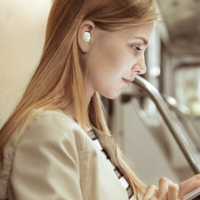 Casti Bluetooth 5.3 Baseus WM01, TWS earbuds, roz, NGTW240004