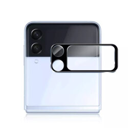 Folie camera Samsung Galaxy Z Flip4 Techsuit Full Glass, negru