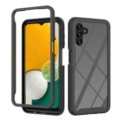 [Pachet 360°] Husa + folie Samsung Galaxy A13 5G/A04s Techsuit Defense, negru