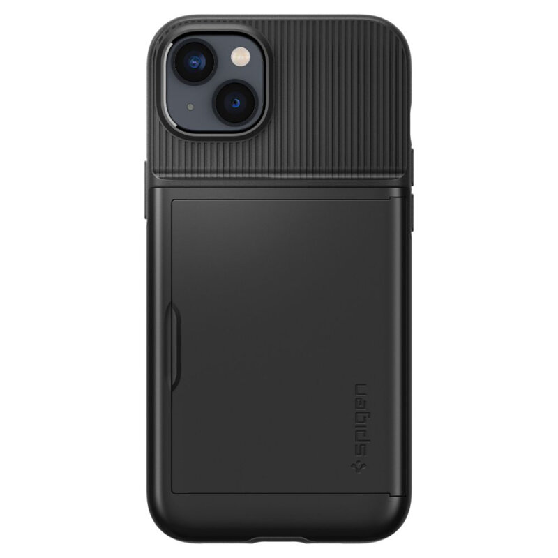 Husa iPhone 14 Plus Spigen Slim Armor CS, negru