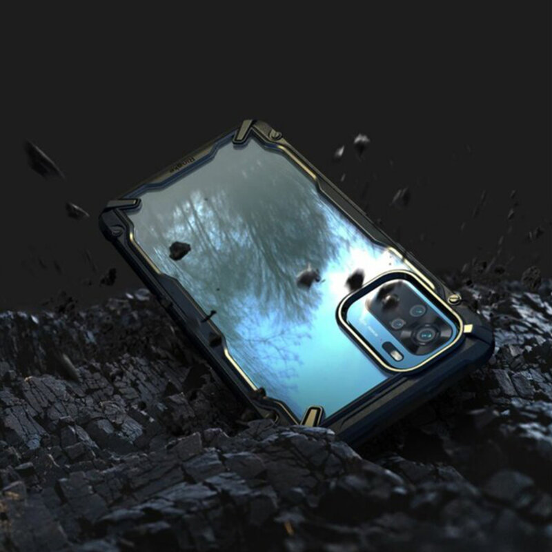 Husa Xiaomi Redmi Note 10 4G Ringke Fusion X - Black