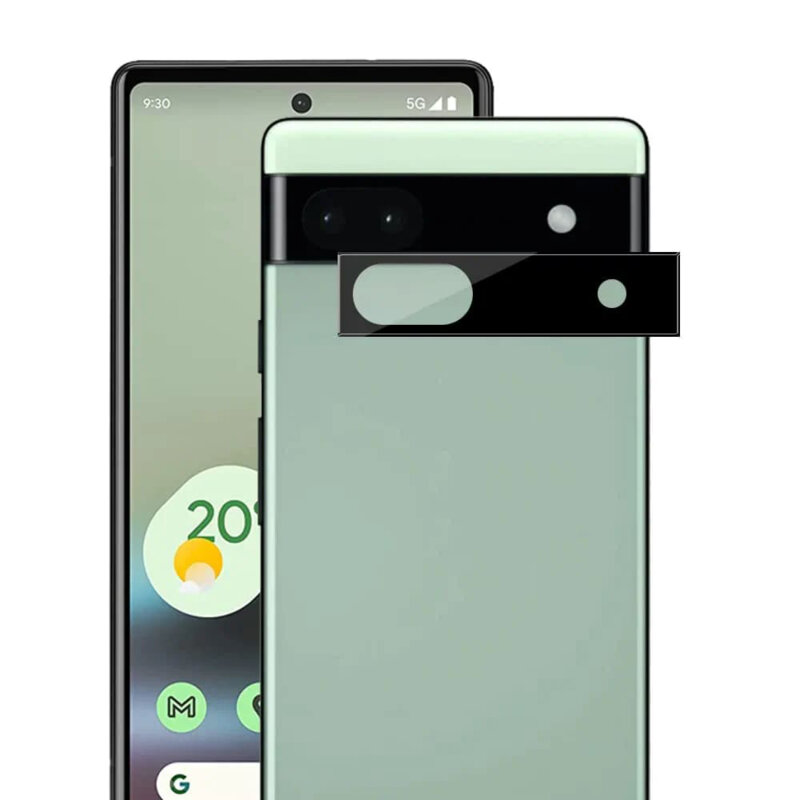 Folie camera Google Pixel 6a Techsuit Full Glass, negru