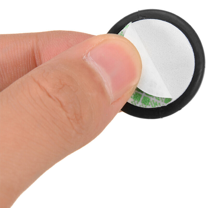 Organizator cabluri cu adeziv pentru birou Techsuit, negru