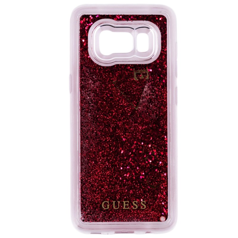Bumper Samsung Galaxy S8 Guess Liquid Glitter- Pink GUHCS8GLUFLRA