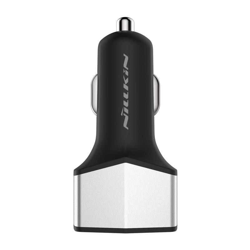 Incarcator Auto Nillkin Celerity USB QC3.0 + USB Type-C - Silver