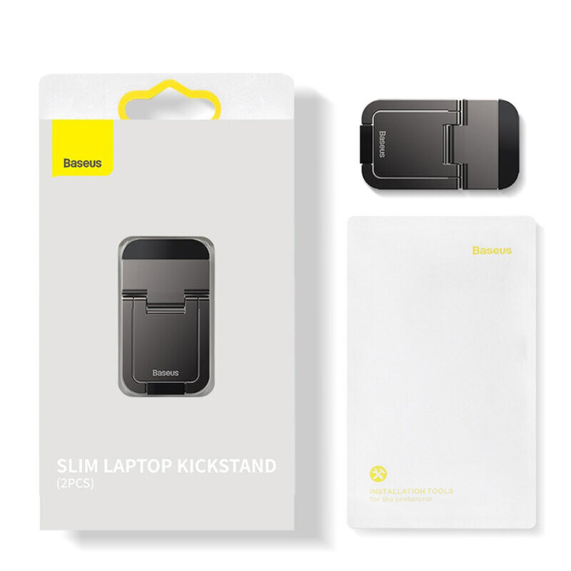[Pachet 2x] Suport de birou laptop Baseus, gri, LUZC000013