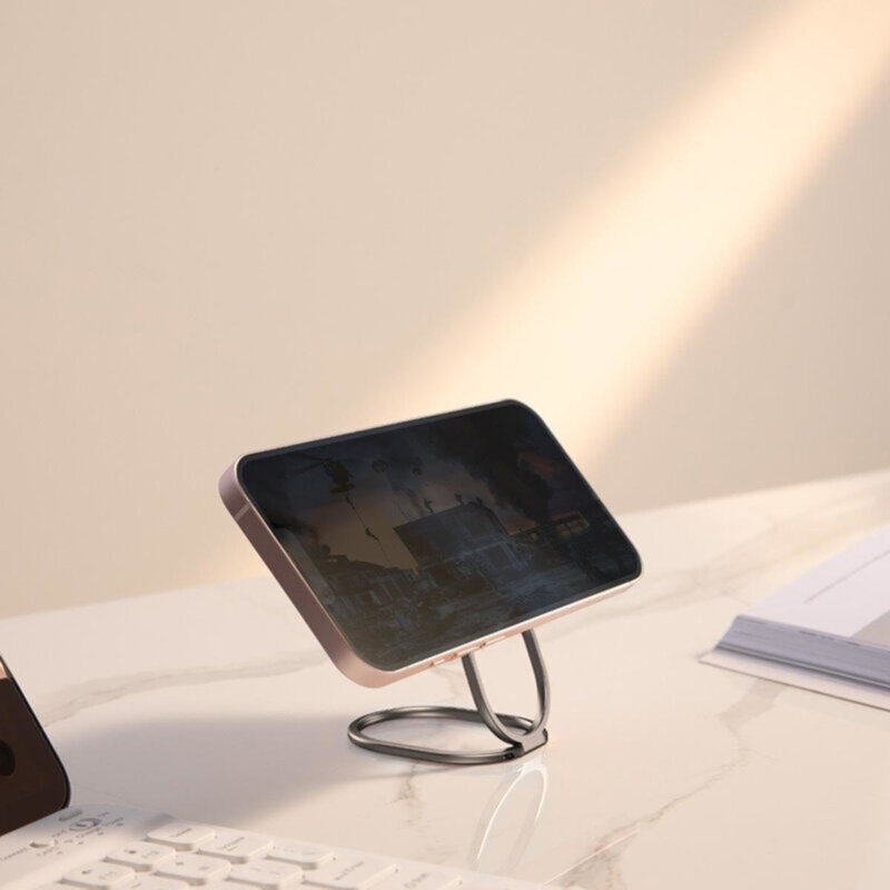 Suport de birou inel pentru telefon Baseus, gri, LUGD000013