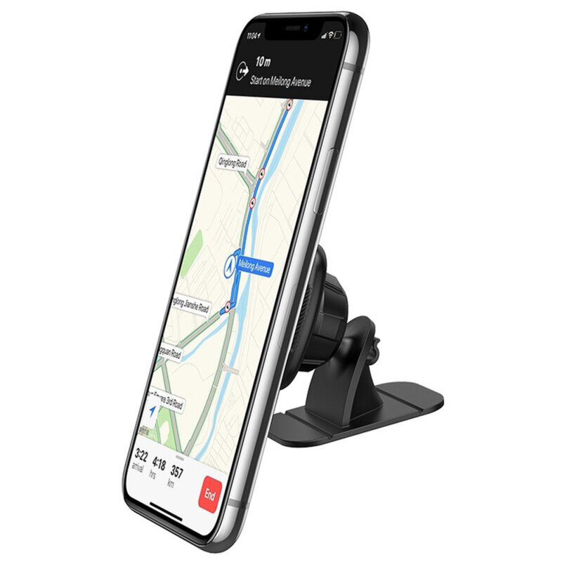 Suport telefon auto magnetic Hoco CA66 cu adeziv, negru