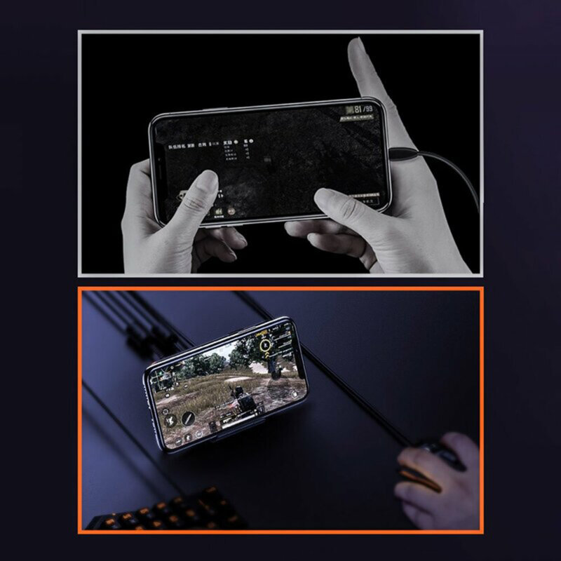 Adaptor mouse si tastatura Baseus, 2x USB, Type-C, negru, GMGA01-01