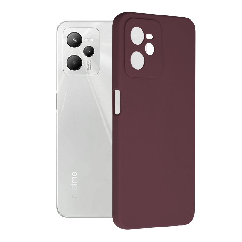 Husa Realme C35 Techsuit Soft Edge Silicone, violet