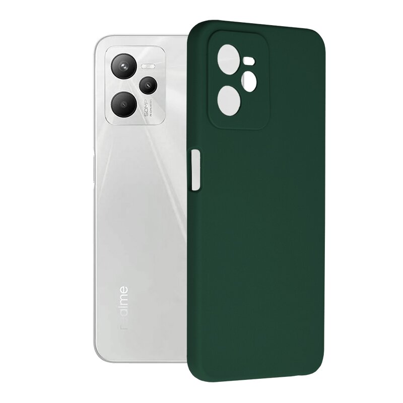 Husa Realme C35 Techsuit Soft Edge Silicone, verde
