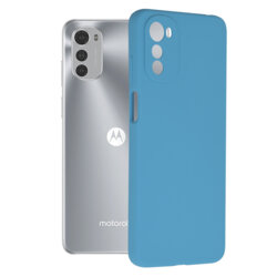 Husa Motorola Moto E32 Techsuit Soft Edge Silicone, albastru