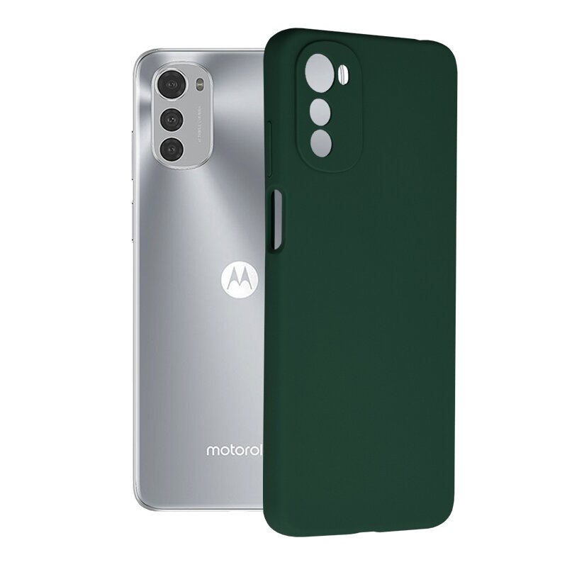 Husa Motorola Moto E32 Techsuit Soft Edge Silicone, verde