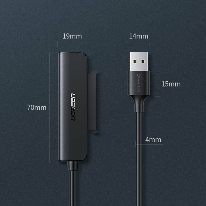 Cablu convertor USB la HDD/SSD SATA 2.5