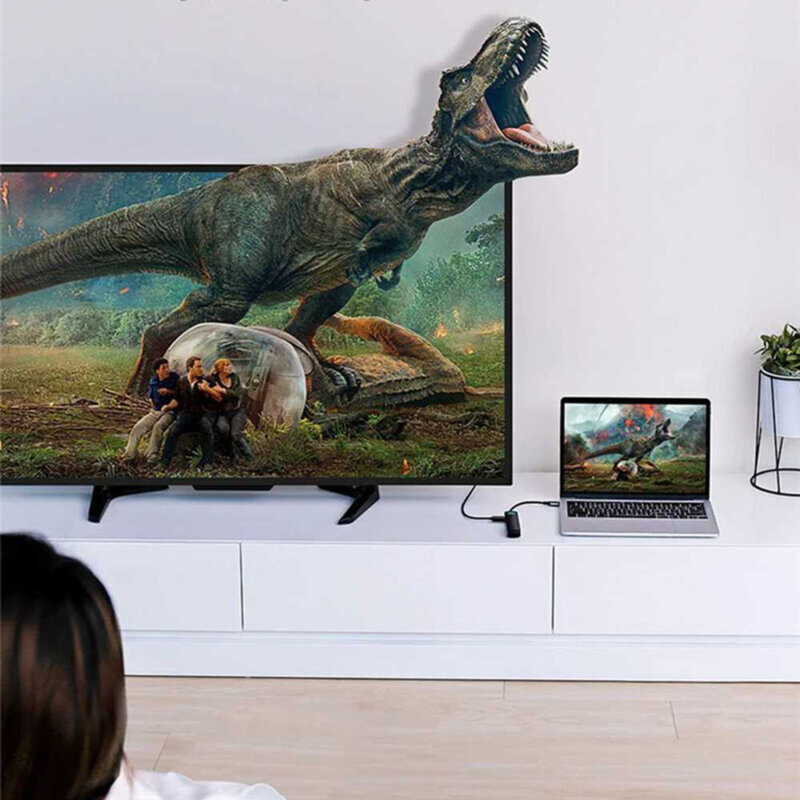 Hub USB-C Baseus la HDMI, Type-C, 3x USB, RJ45, gri, CAHUB-J0G