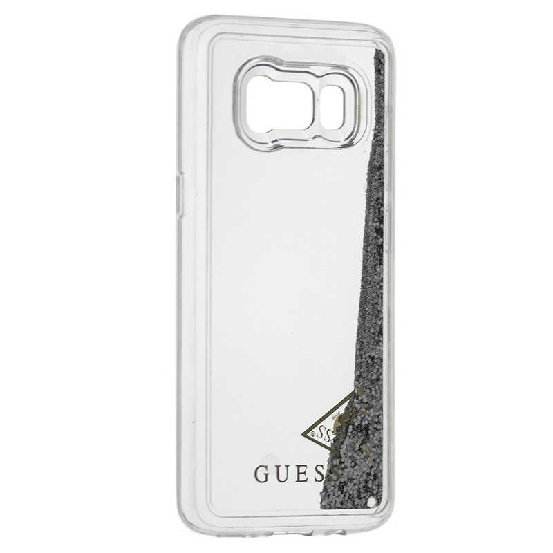 Bumper Samsung Galaxy S8 Guess Liquid Glitter- Silver GUHCS8GLUFLSI