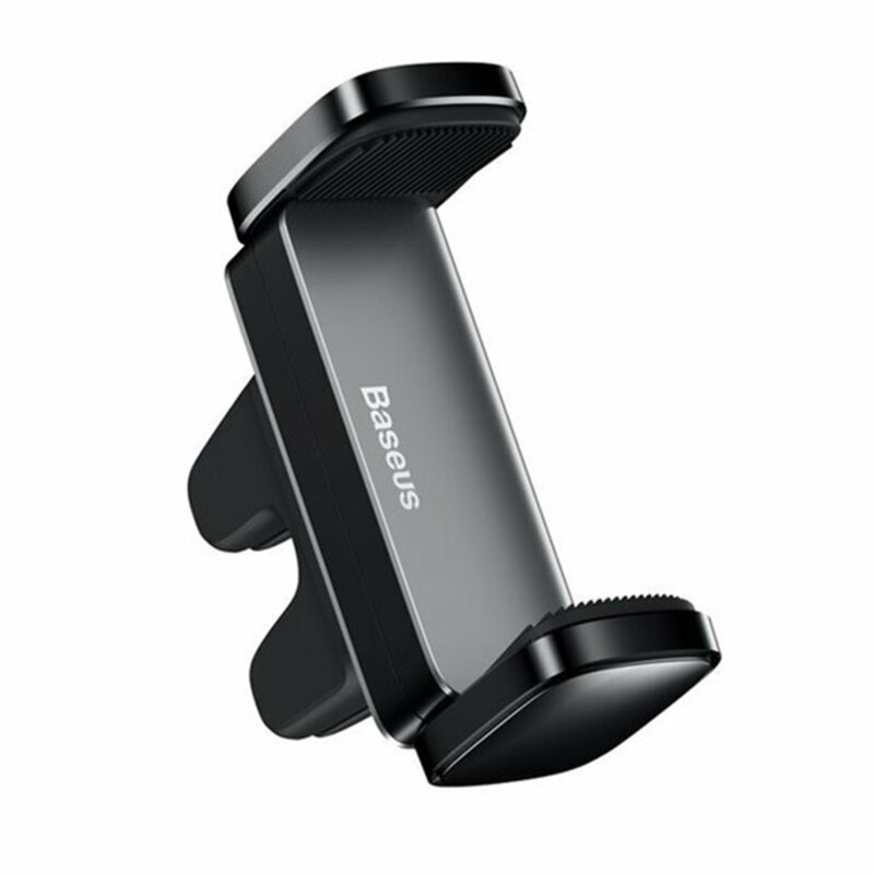 Mini suport auto telefon grila ventilatie Baseus, negru, SUGP-01