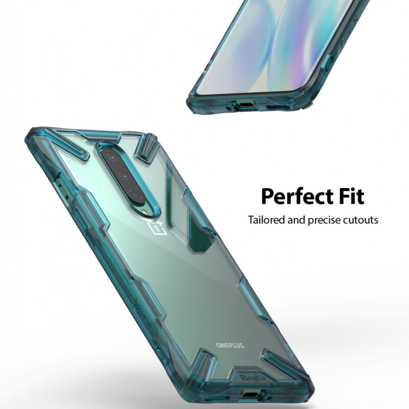 Husa OnePlus 8 Ringke Fusion X - Turquoise Green