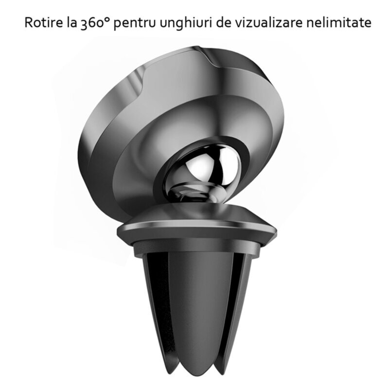 Suport telefon magnetic pentru masina Baseus, negru, SUER-A01