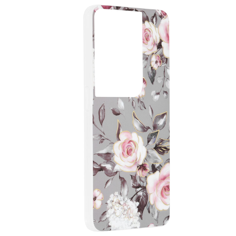 Husa Oppo Reno8 Pro Techsuit Marble, Bloom of Ruth Gray