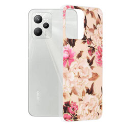 Husa Realme C35 Techsuit Marble, Mary Berry Nude