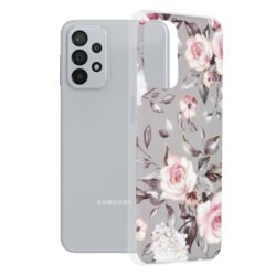 Husa Samsung Galaxy A23 Techsuit Marble, Bloom of Ruth Gray