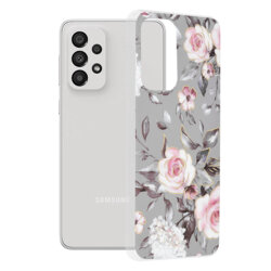 Husa Samsung Galaxy A33 5G Techsuit Marble, Bloom of Ruth Gray