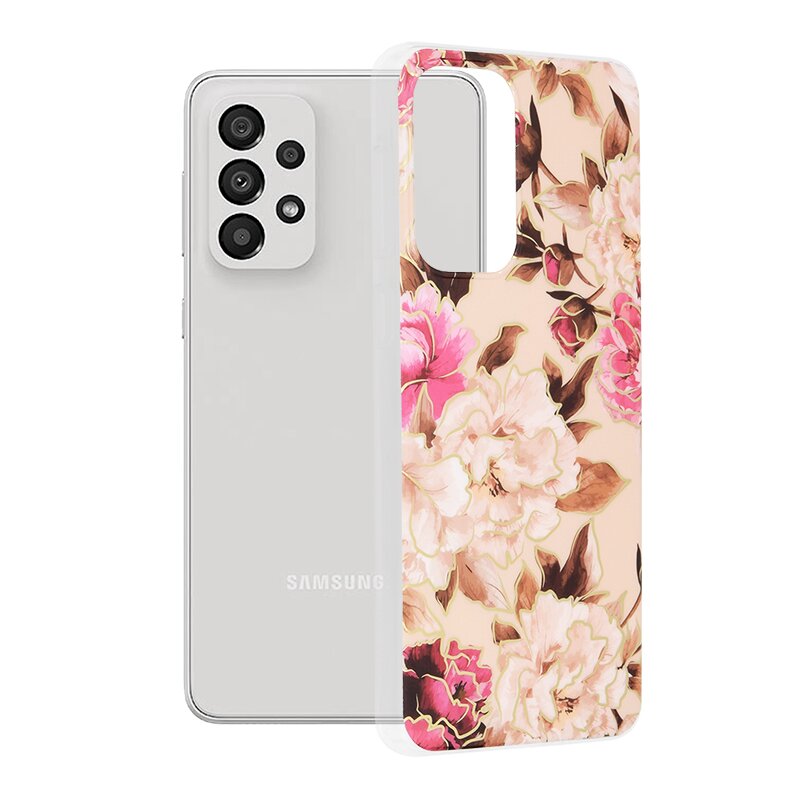 Husa Samsung Galaxy A33 5G Techsuit Marble, Mary Berry Nude