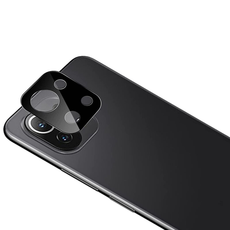 Folie camera Xiaomi Mi 11 Lite Mocolo Back Lens 9H, negru