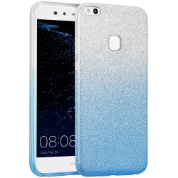 Husa Huawei P10 Lite Gradient Color TPU Sclipici - Albastru