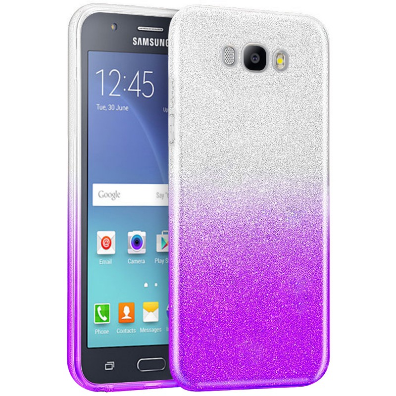 Husa Samsung Galaxy J7 2016 J710 Gradient Color TPU Sclipici - Mov