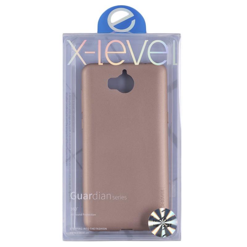 Husa Huawei Y5 2017, Y6 2017 X-Level Guardian Full Back Cover - Gold