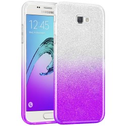 Husa Samsung Galaxy A5 2017 A520 Gradient Color TPU Sclipici - Mov