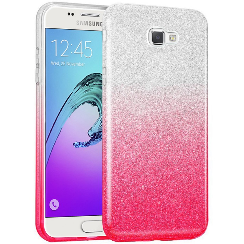 Husa Samsung Galaxy A5 2017 A520 Gradient Color TPU Sclipici - Roz