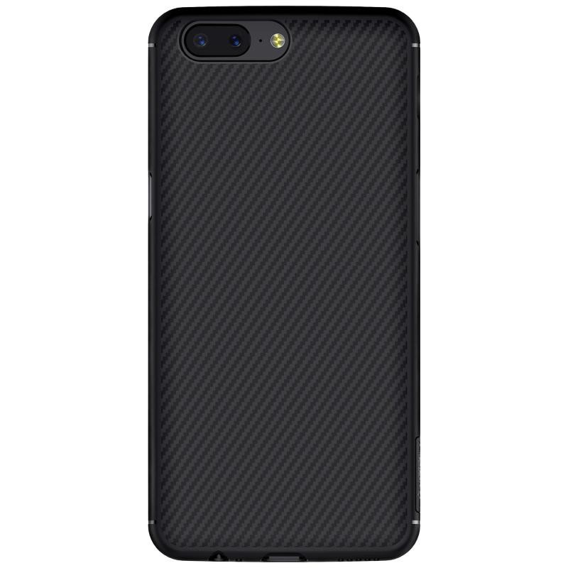 Husa OnePlus 5 Nillkin Synthetic Fiber - Black
