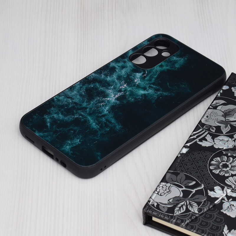 Husa Samsung Galaxy A14 5G Techsuit Glaze, Blue Nebula