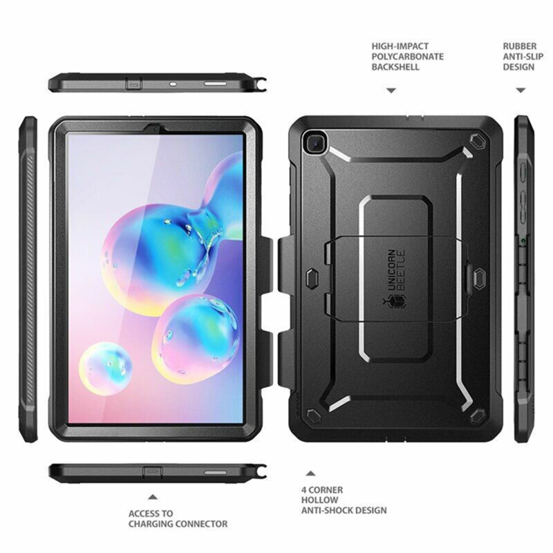 Husa Samsung Galaxy Tab S6 Lite 10.4 P610/P615 Supcase Unicorn Beetle Pro, negru