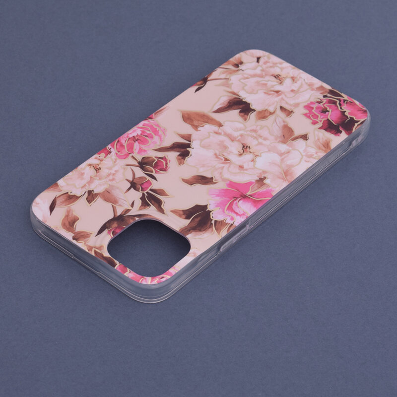 Husa iPhone 14 Plus Techsuit Marble, Mary Berry Nude