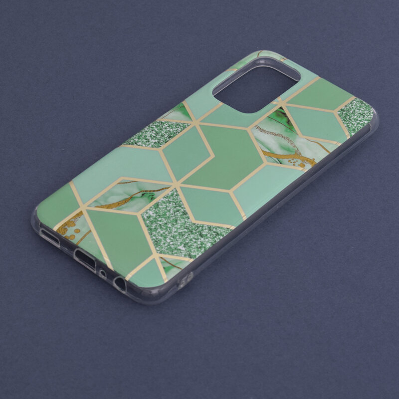 Husa Samsung Galaxy A23 Techsuit Marble, verde