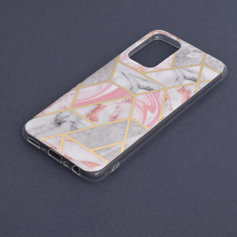 Husa Samsung Galaxy A23 Techsuit Marble, roz